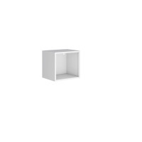 Manhattan Comfort 13GMC1 Smart Floating Cube Display Shelf in White
